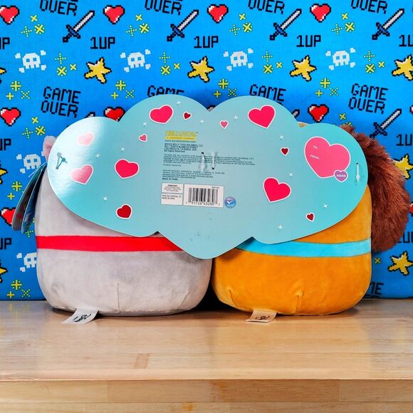 Squishmallow Lady and Tramp 8" UltraSoft Stuffed Disney Plush Set of 2 NWT - Picture 2 of 7